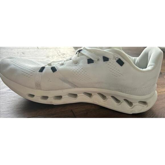 Men's Running Shoes White Cushioned Breathable Comfortable Sports Sneakers 9.5 - Picture 9 of 11